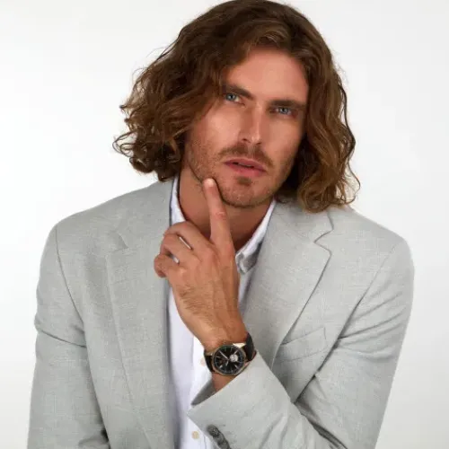 Maserati Lederarmband-Sorpasso Automatic - R8821124001