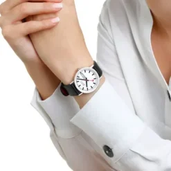 Mondaine Lederarmband-Classic 36 Day Date Vegan - A667.30314.11SBBV