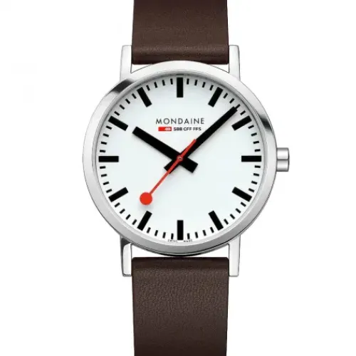 Mondaine Lederarmband-Classic 40 Vegan - A660.30360.11SBGV