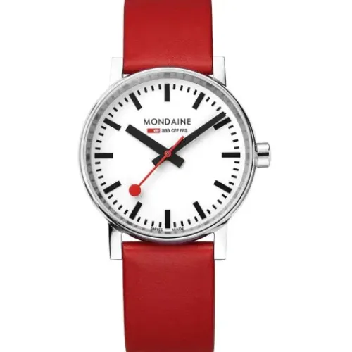 Mondaine Lederarmband-Evo2 (35 mm) Vegan - MSE.35110.LCV