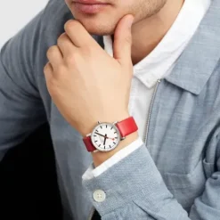 Mondaine Lederarmband-Evo2 (35 mm) Vegan - MSE.35110.LCV