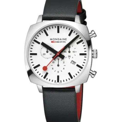 Mondaine Lederarmband-Grand Cushion Vegan - MSL.41410.LBV.SET