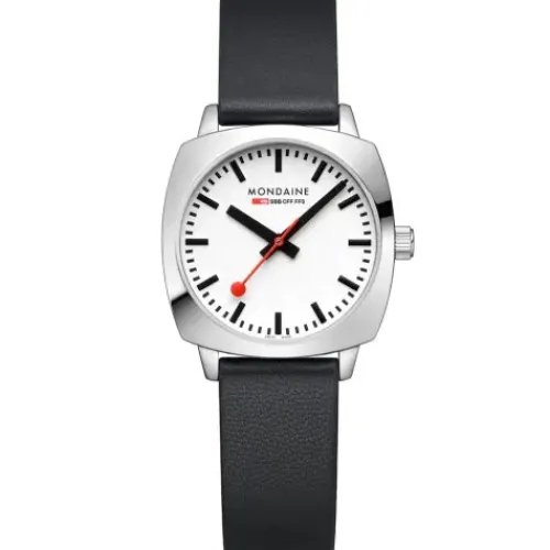 Mondaine Lederarmband-Petite Cushion Vegan - MSL.31110.LBV