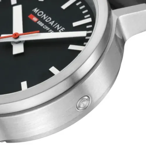 Mondaine Lederarmband-Stop2go (34 mm) Vegan - MST.34020.LBV.SET