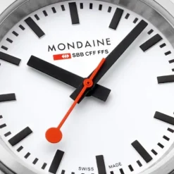 Mondaine Lederarmband-Stop2go (34 mm) Vegan - MST.3401B.LBV.SET