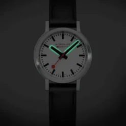 Mondaine Lederarmband-Stop2go (34 mm) Vegan - MST.3401B.LBV.SET