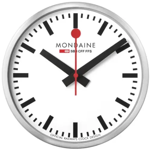 Mondaine Wanduhren-Stop2Go Wanduhr Wifi (25 cm) - MSM.25S11