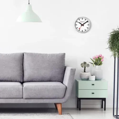 Mondaine Wanduhren-Stop2Go Wanduhr Wifi (25 cm) - MSM.25S11