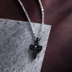 Morellato (Kette mit) Kreuz-Motown Halskette - SALS75