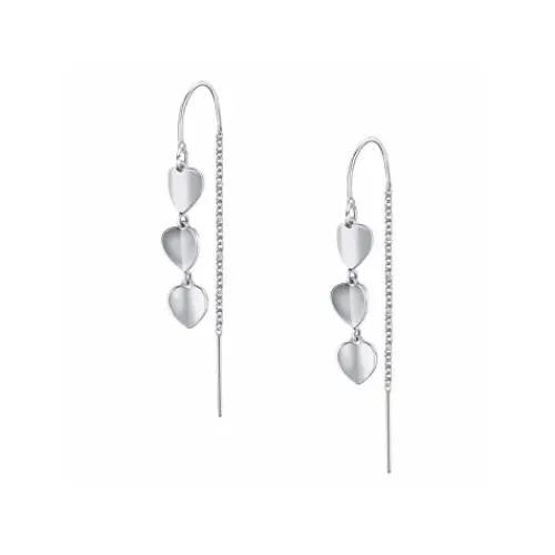 Morellato (Kette mit) Herz-Paillettes Heart Ohrringe - SAWW07