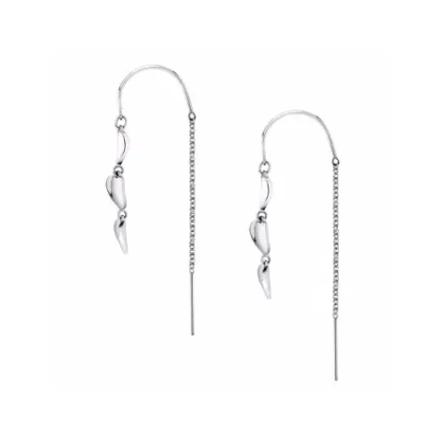 Morellato (Kette mit) Herz-Paillettes Heart Ohrringe - SAWW07