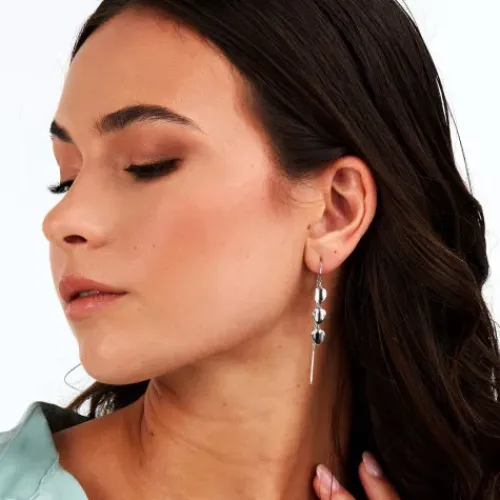 Morellato (Kette mit) Herz-Paillettes Heart Ohrringe - SAWW07