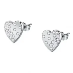 Morellato (Kette mit) Herz-Passioni Ohrstecker - SAUN10