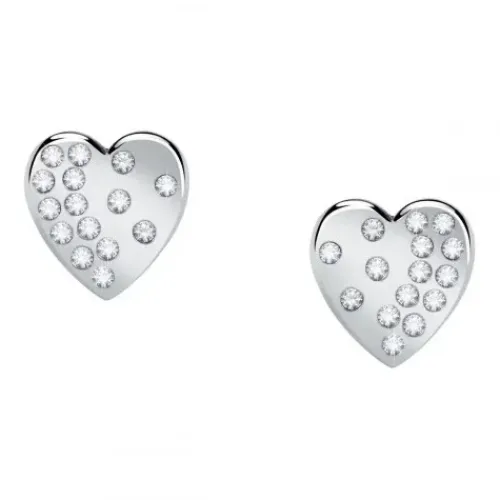 Morellato (Kette mit) Herz-Passioni Ohrstecker - SAUN10