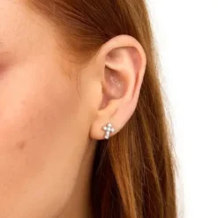 Morellato (Kette mit) Kreuz-Tesori Cross Ohrstecker - SAIW217