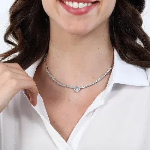 Morellato (Kette mit) Herz-Tesori Halskette - SAVB17