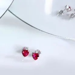 Morellato (Kette mit) Herz-Tesori Rubi Heart Ohrringe - SAIW165