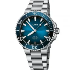 Oris Metallarmband-Aquis Date Caliber 400 - 01 400 7769 4135-07 8 22 09PEB