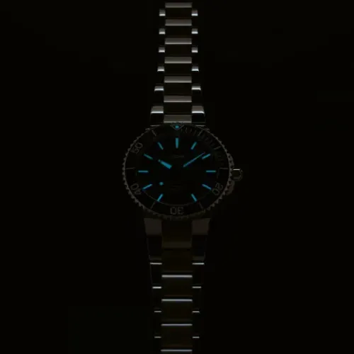 Oris Metallarmband-Aquis Date Caliber 400 - 01 400 7769 4135-07 8 22 09PEB