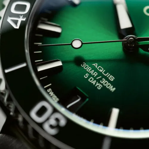 Oris Metallarmband-Aquis Date Caliber 400 - 01 400 7769 4157-07 8 22 09PEB