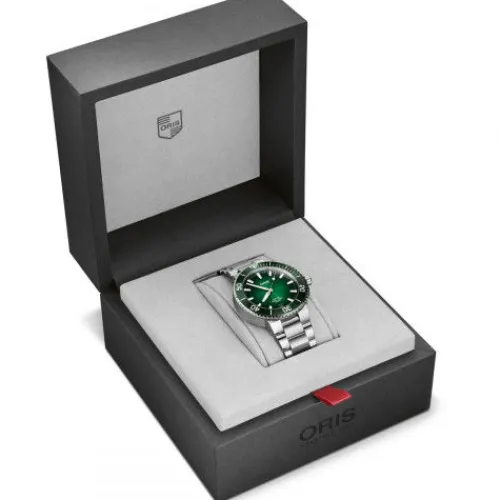 Oris Metallarmband-Aquis Date Caliber 400 - 01 400 7769 4157-07 8 22 09PEB