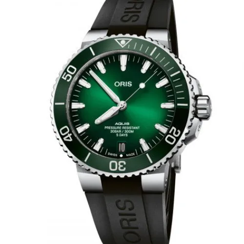 Oris Silikonarmband-Aquis Date Calibre 400 - 01 400 7763 4157 07 4 24 74EB