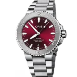 Oris Metallarmband-Aquis Date Cherry - 01 733 7730 4158-07 8 24 05PEB