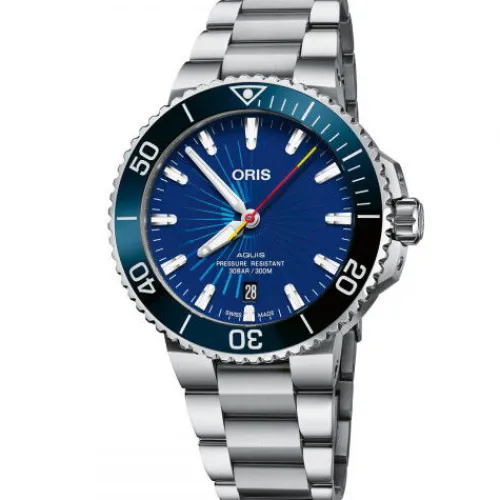 Oris Metallarmband-Aquis Date Sun Wukong Limited Edition - 01 733 7766 4185-Set