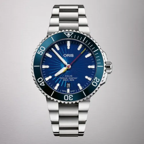 Oris Metallarmband-Aquis Date Sun Wukong Limited Edition - 01 733 7766 4185-Set