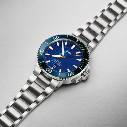 Oris Metallarmband-Aquis Date Sun Wukong Limited Edition - 01 733 7766 4185-Set
