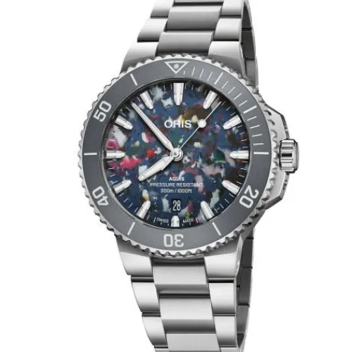 Oris Metallarmband-Aquis Date Upcycle - 01 733 7787 4150-07 8 22 04PEB