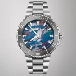 Oris Metallarmband-Aquis Date Upcycle Caliber 400 - 01 400 7790 4150-07 8 23 02PEB