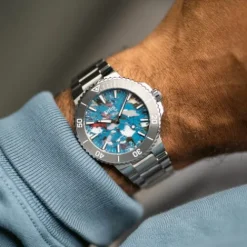 Oris Metallarmband-Aquis Date Upcycle Caliber 400 - 01 400 7790 4150-07 8 23 02PEB