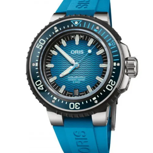 Oris Silikonarmband-AquisPro Calibre 400 4000 m - 01 400 7777 7155-Set