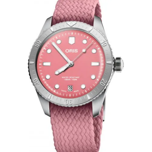 Oris Textilarmband (Nato)-Divers Sixty-Five Cotton Candy - 01 733 7771 4058-07 3 19 04S