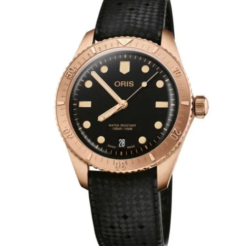 Oris Silikonarmband-Divers Sixty-Five Date Sepia - 01 733 7771 3154-07 4 19 18BR