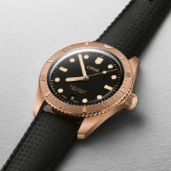 Oris Silikonarmband-Divers Sixty-Five Date Sepia - 01 733 7771 3154-07 4 19 18BR