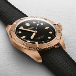 Oris Silikonarmband-Divers Sixty-Five Date Sepia - 01 733 7771 3154-07 4 19 18BR
