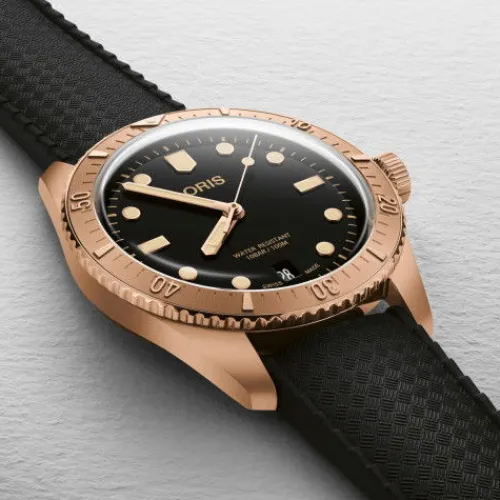 Oris Silikonarmband-Divers Sixty-Five Date Sepia - 01 733 7771 3154-07 4 19 18BR