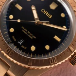Oris Metallarmband-Divers Sixty-Five Date Sepia - 01 733 7771 3154-07 8 19 15