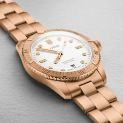 Oris Metallarmband-Divers Sixty-Five Date White Star - 01 733 7771 3151-07 8 19 15