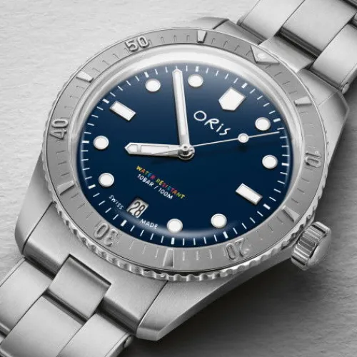 Oris Metallarmband-Divers Sixty-Five Date LFP Limited Edition - 01 733 7771 4085-Set