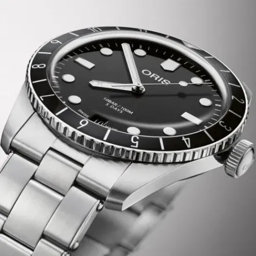 Oris Metallarmband-Divers Sixty-Five 12H Calibre 400 - 01 400 7772 4054-07 8 20 18