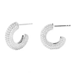 P D Paola Ohrringe-King Silver Ohrringe - AR02-576-U