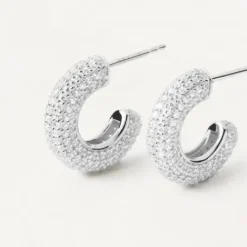 P D Paola Ohrringe-King Silver Ohrringe - AR02-576-U