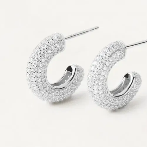 P D Paola Ohrringe-King Silver Ohrringe - AR02-576-U