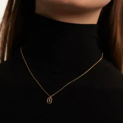 P D Paola Halsketten-Mini Letter I Halskette - CO01-520-U