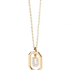 P D Paola Halsketten-Mini Letter U Halskette - CO01-532-U
