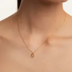 P D Paola Halsketten-Mini Letter U Halskette - CO01-532-U