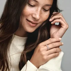 Pandora Ringe-Abwechselnd Funkelnder Band Ring - 183021C01